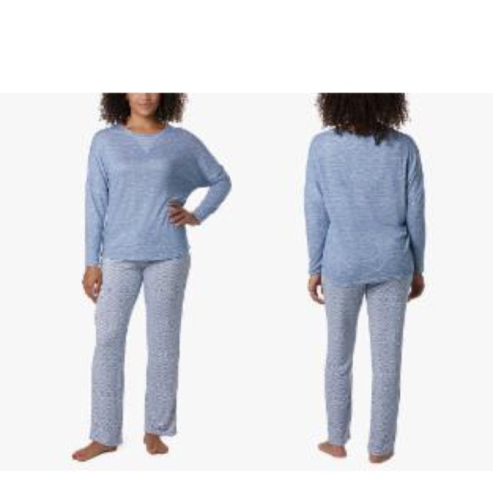 Muk Luks Women's Heathered Top &  Pants Pajama